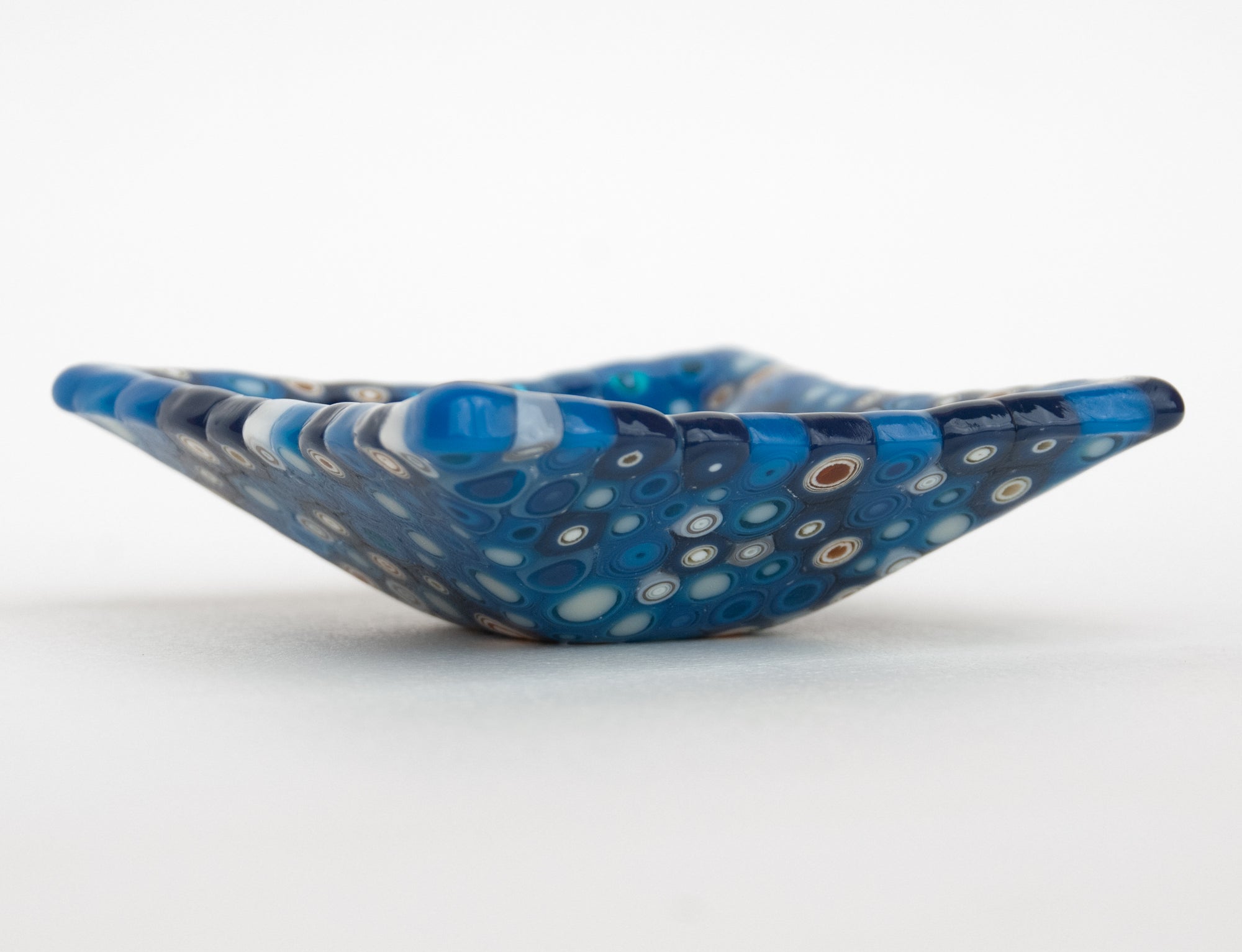 Blue Murrini Square Bowl