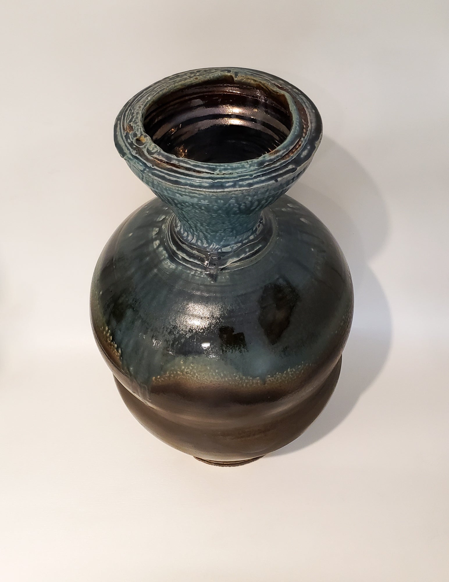 Large Wood-Fired Jar- Multiple Glazes