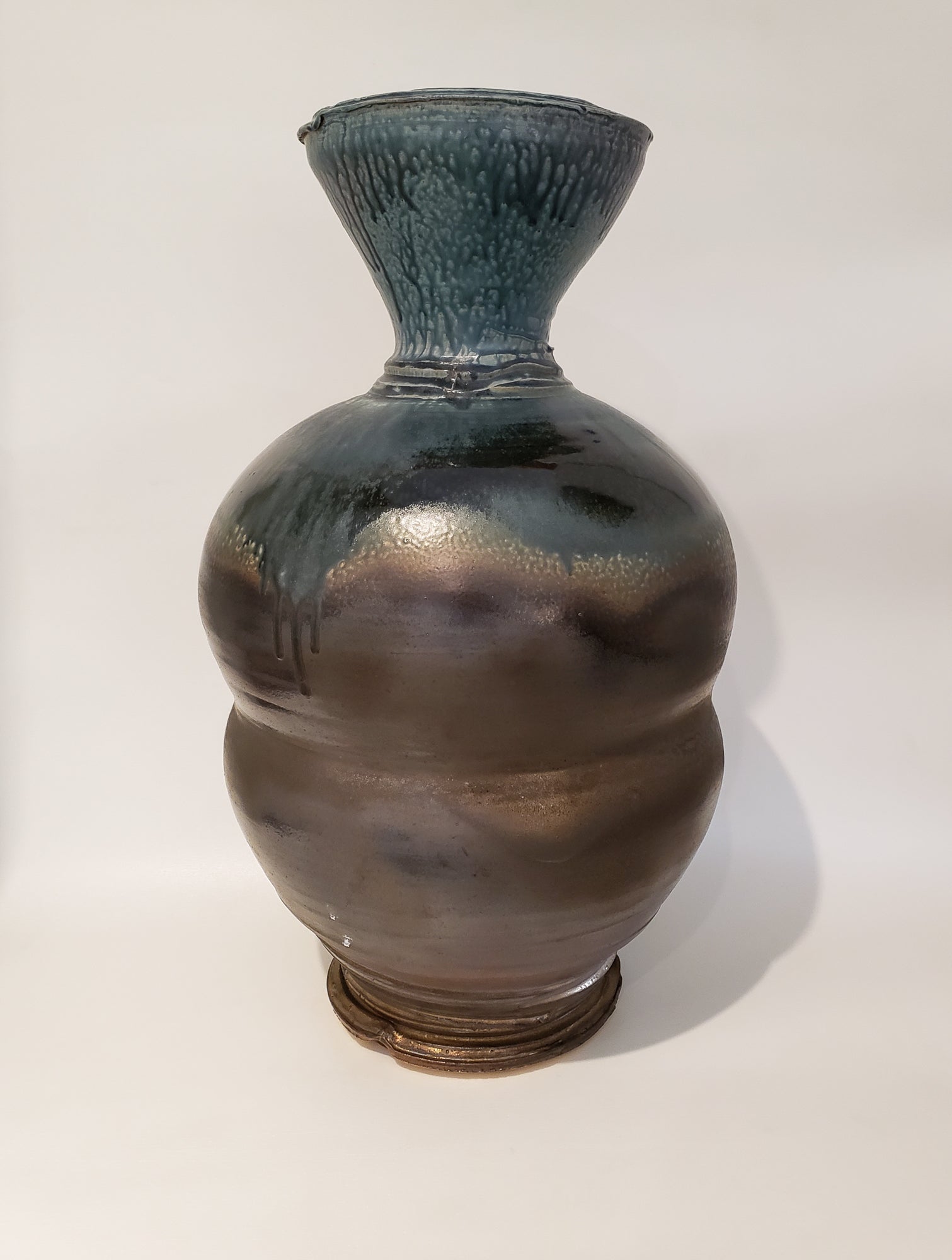 Large Wood-Fired Jar- Multiple Glazes