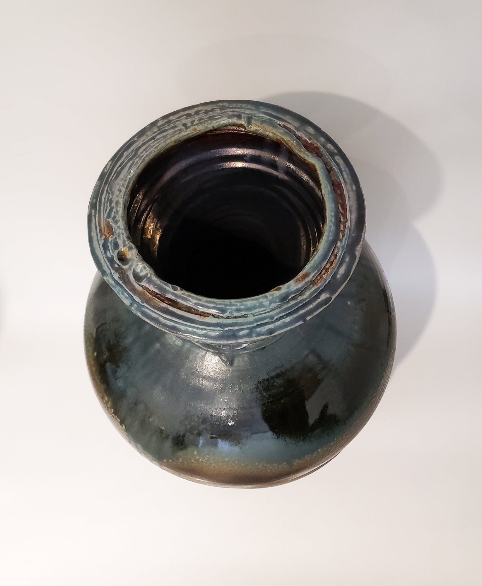 Large Wood-Fired Jar- Multiple Glazes