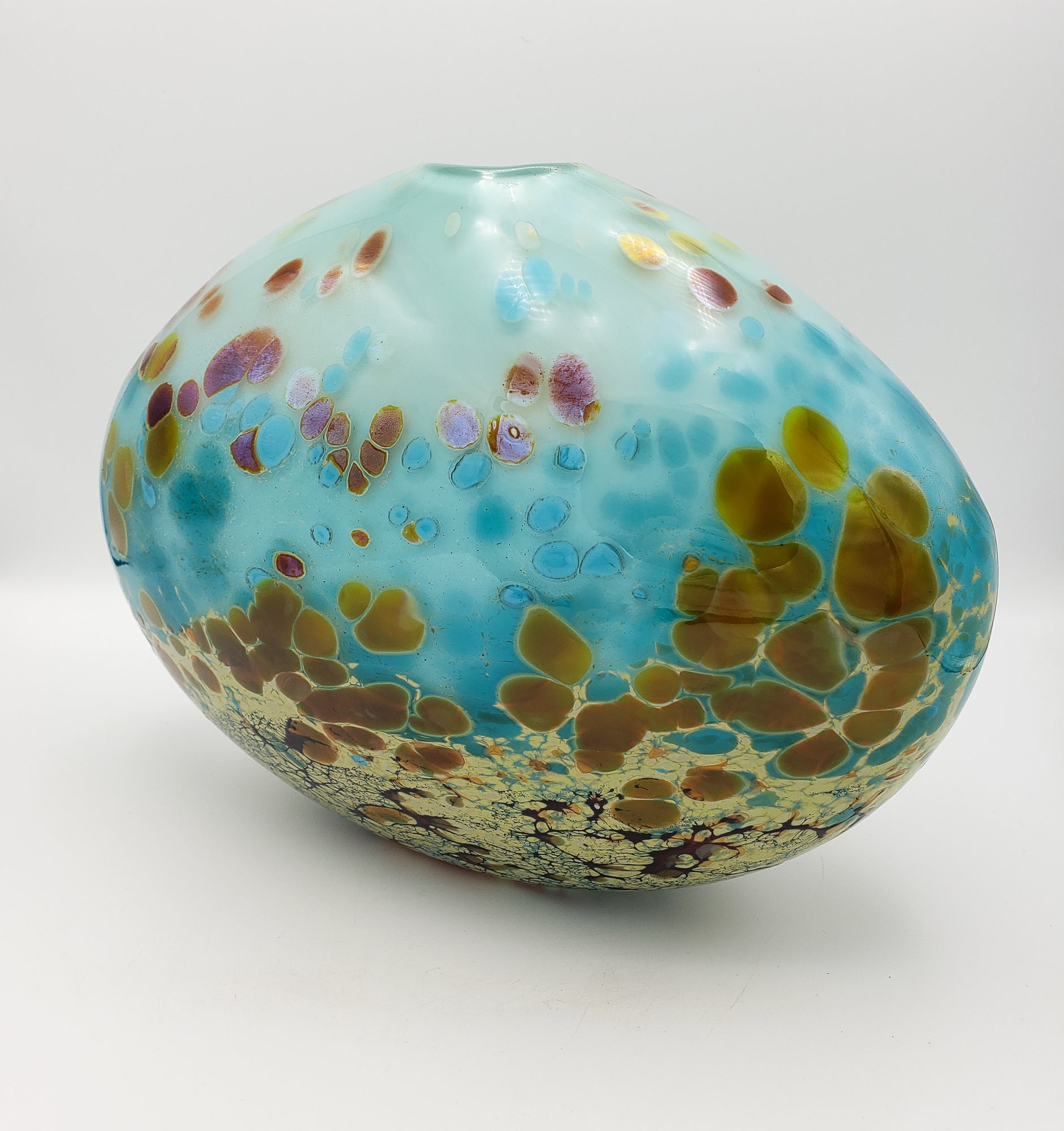 Oval Turquoise Stone Vessel