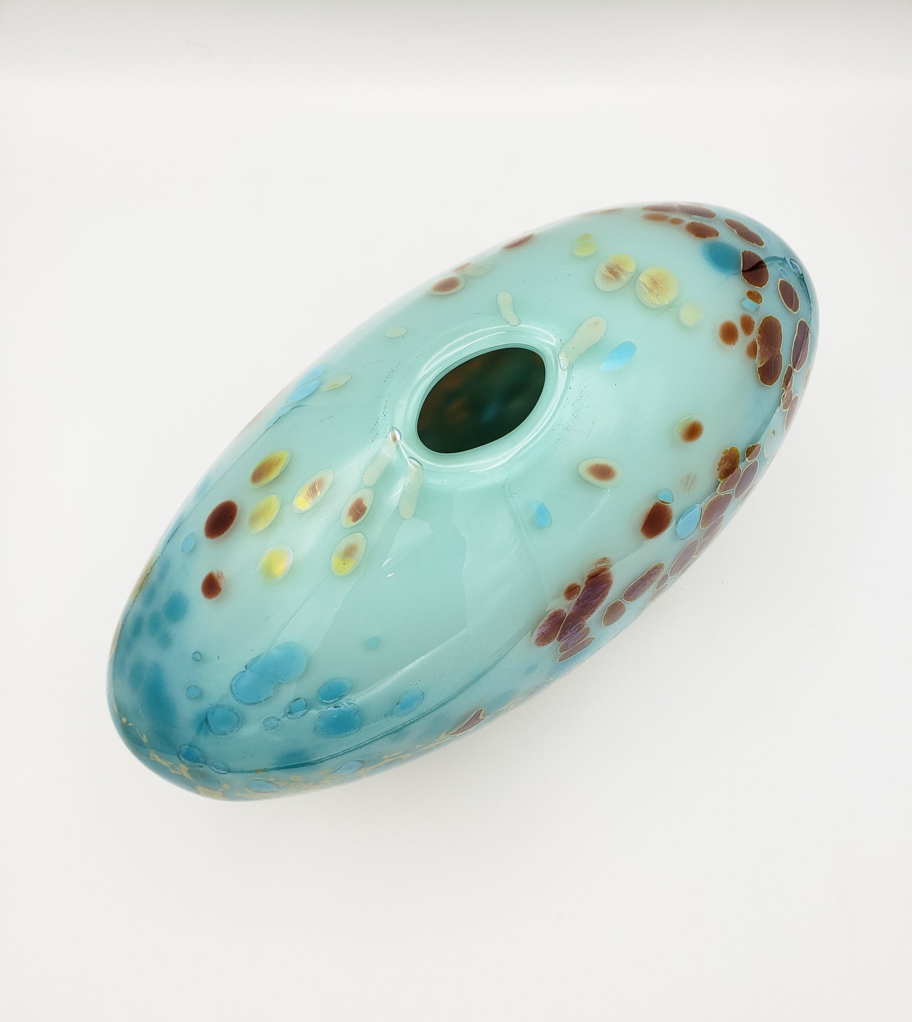 Oval Turquoise Stone Vessel